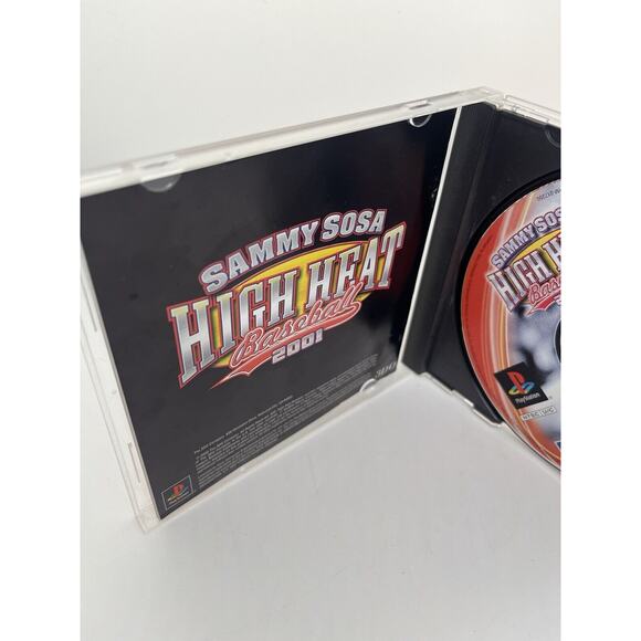 Sammy Sosa High Heat Baseball 2001 Sony PlayStation 1PS1 CIB Tested and Working - Picture 3 of 8